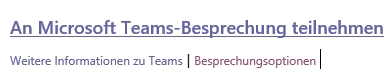 An Microsoft Teams Besprechung teilnehmen