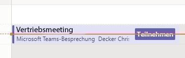 Mit dem Meeting in Microsoft Teams beginnen