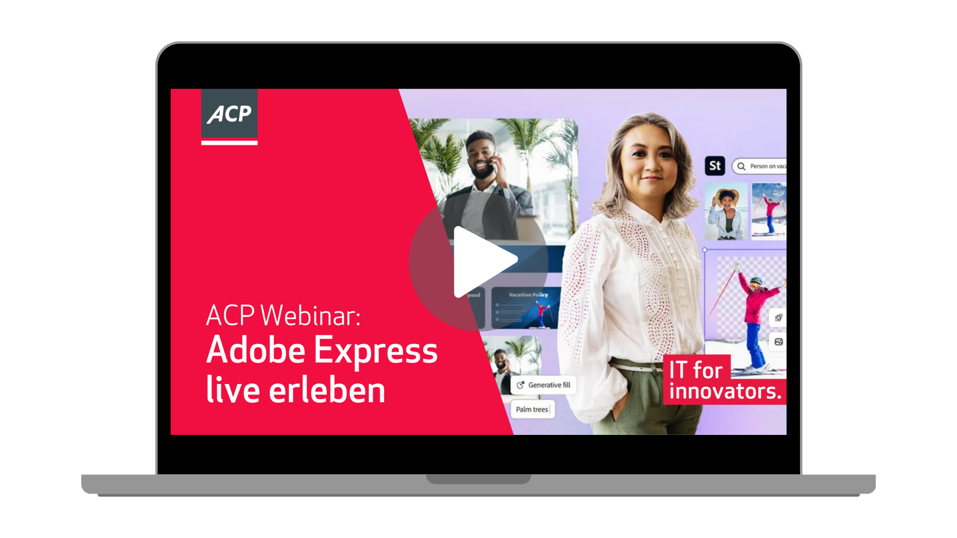 Jetzt ansehen: ACP Webinar - Adobe Express live erleben