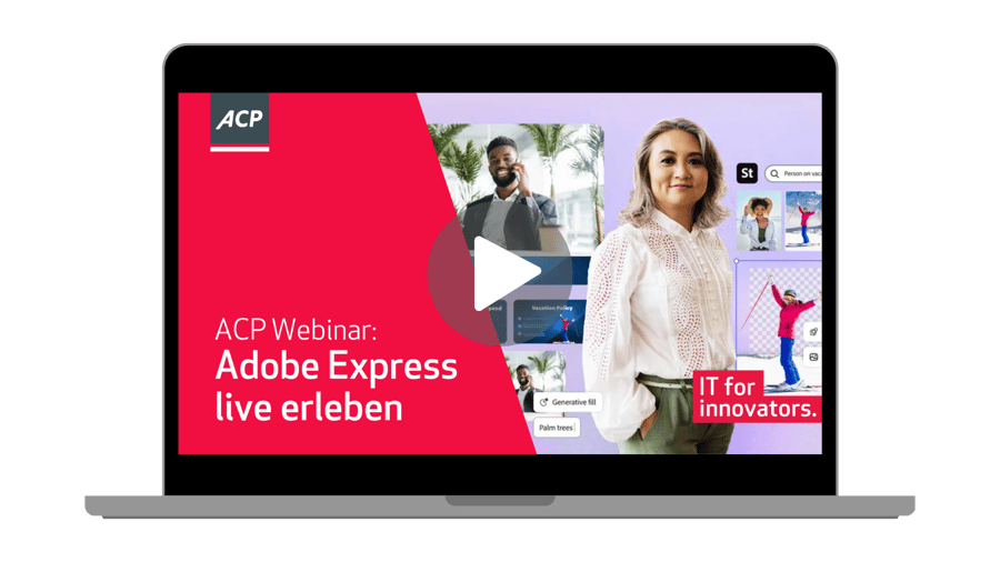 Jetzt ansehen: ACP Webinar - Adobe Express live erleben