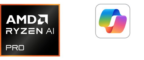 AMDxCoPilot+ Logo