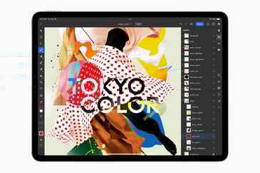 Die enorme Leistung des M2 verbessert eine unglaubliche Auswahl an Pro Apps für das iPad, darunter DaVinci Resolve, Adobe Photoshop, Affinity Publisher 2 iPad, Octane X, uMake und mehr.