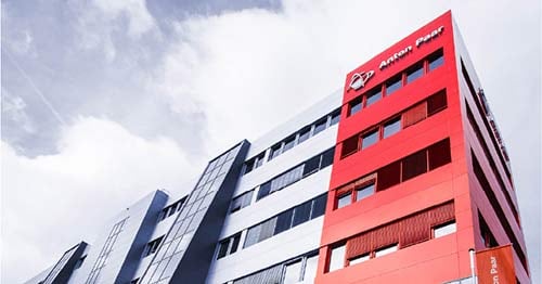 Foto vom Bürogebäude der Anton Paar GmbH