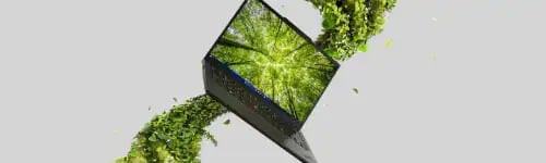 Lenovo ThinkPad T14s 6 Eclipse in schwarz in nachhhaltiger Kreislaufwirtschaft.