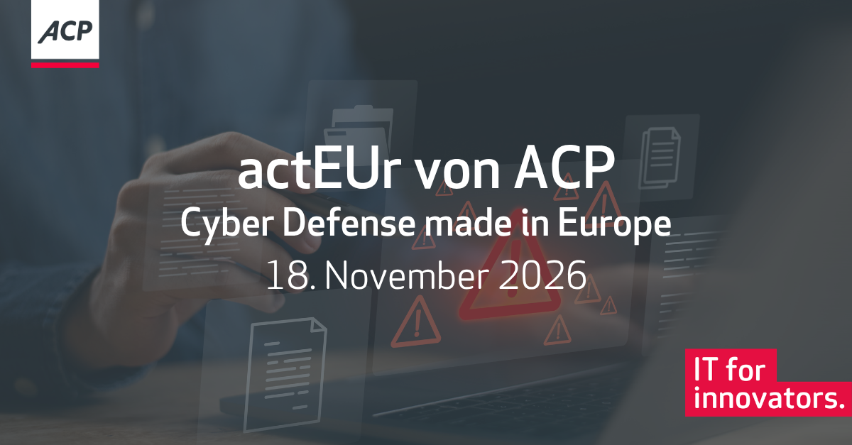 actEUr Webinar am 18. November 2026