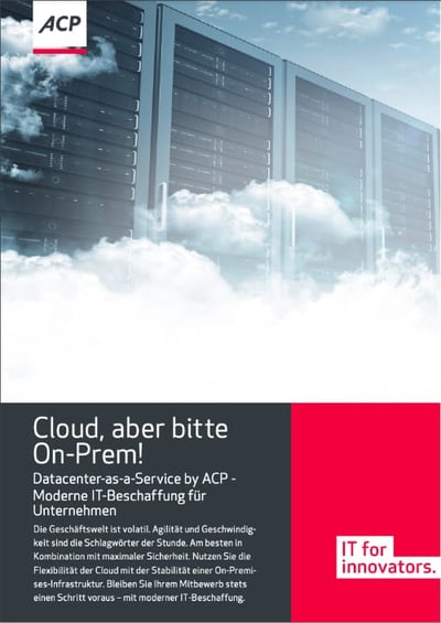 ACP Flyer: Cloud, aber bitte On-Prem