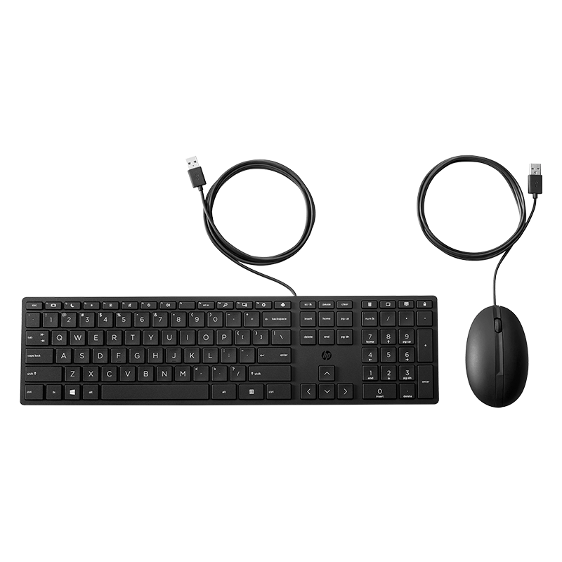 HP Wired Desktop 320MK Maus und Tastatur (9SR36AA)
