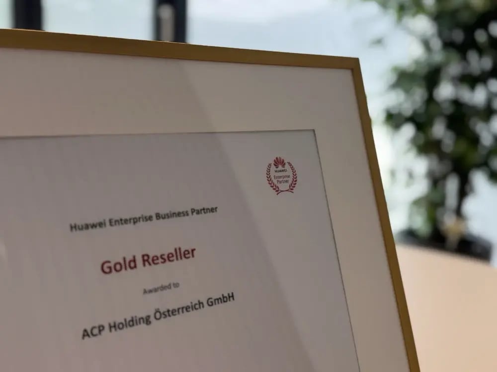 ACP erreicht Gold Reseller Status bei Huawei