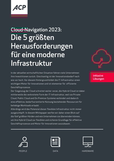 Whitepaper: Die 5 größten Herausforderungen für eine moderne Infrastruktur