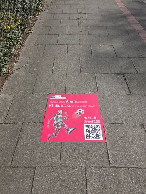 KI die kickt Hannover Messe 2025