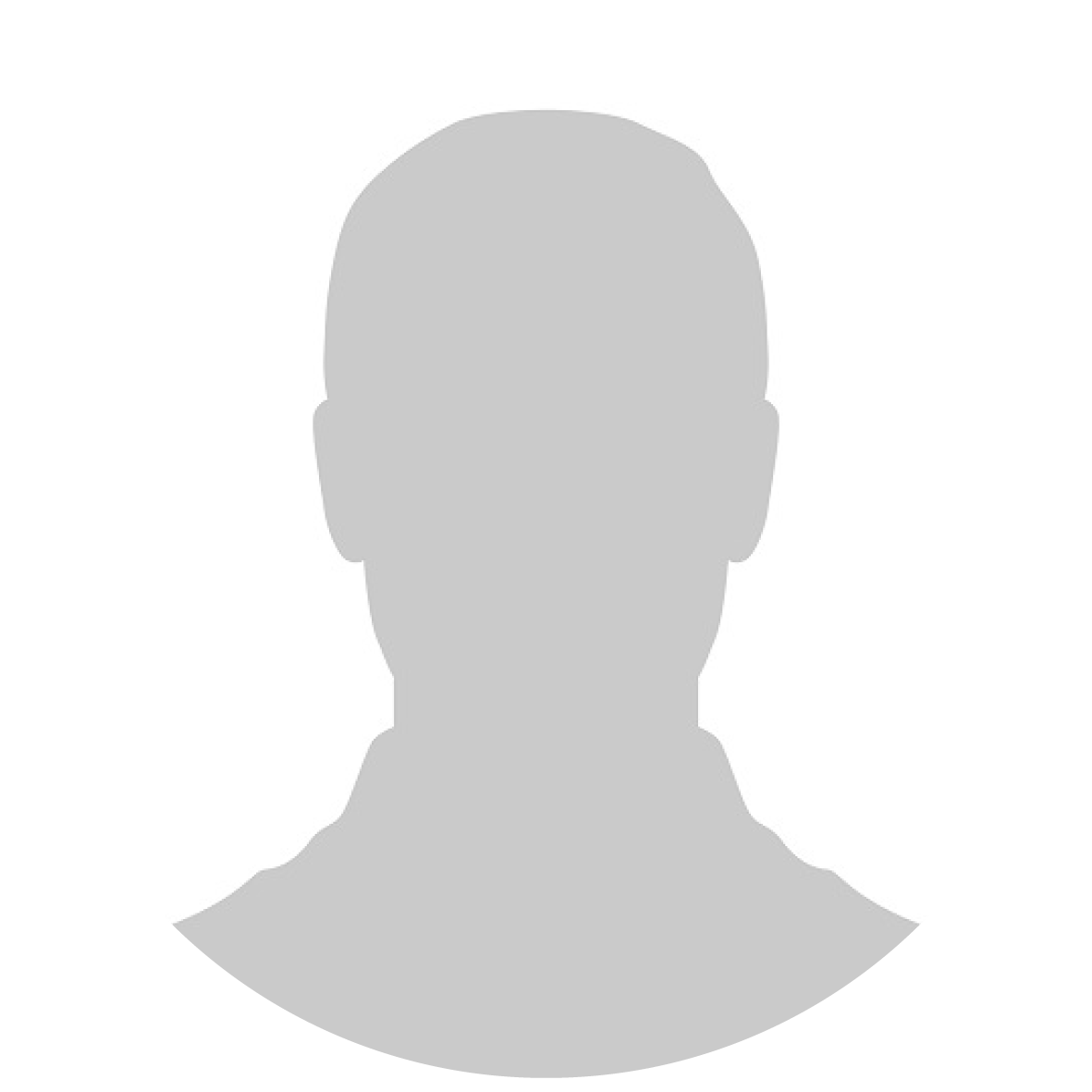 Platzhalter Mann rund