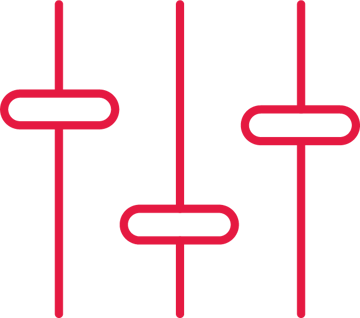 Icon Shopfunktionen - Schieberegler