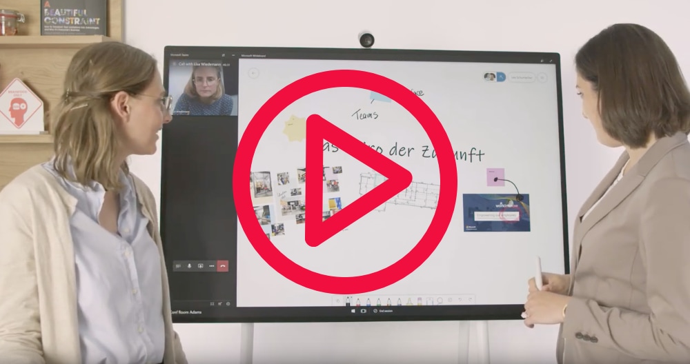 Teamarbeit am Surface Hub_Video