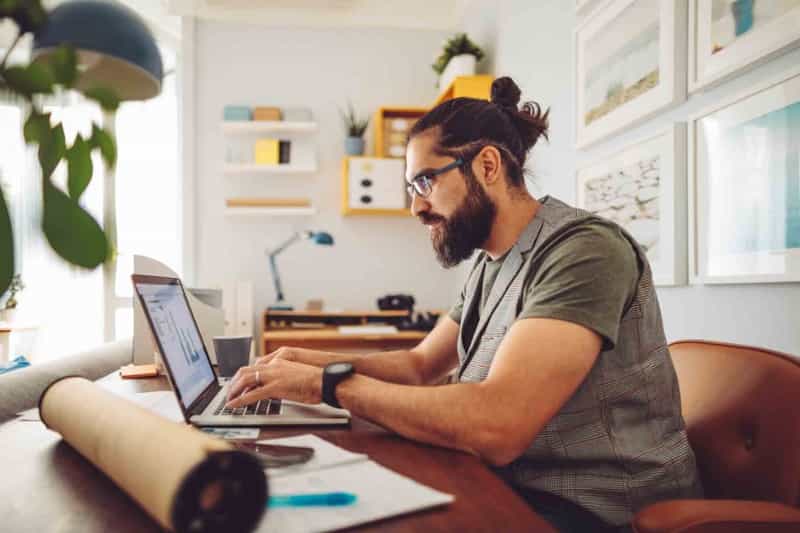 Home-Office Arbeitsplatz