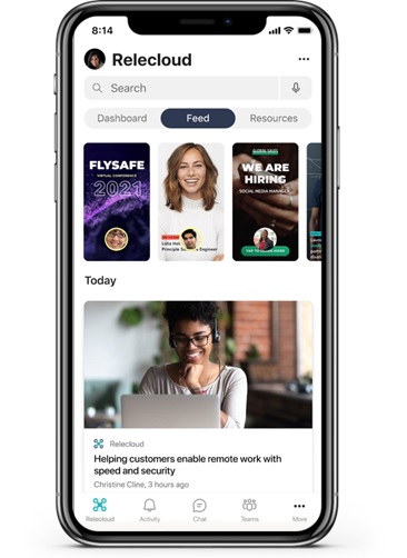 Viva Connections in der in der mobilen Teams-App 