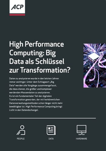 Whitepaper herunterladen: High Performance Computing - Big Data als Schlüssel zur Transformation?