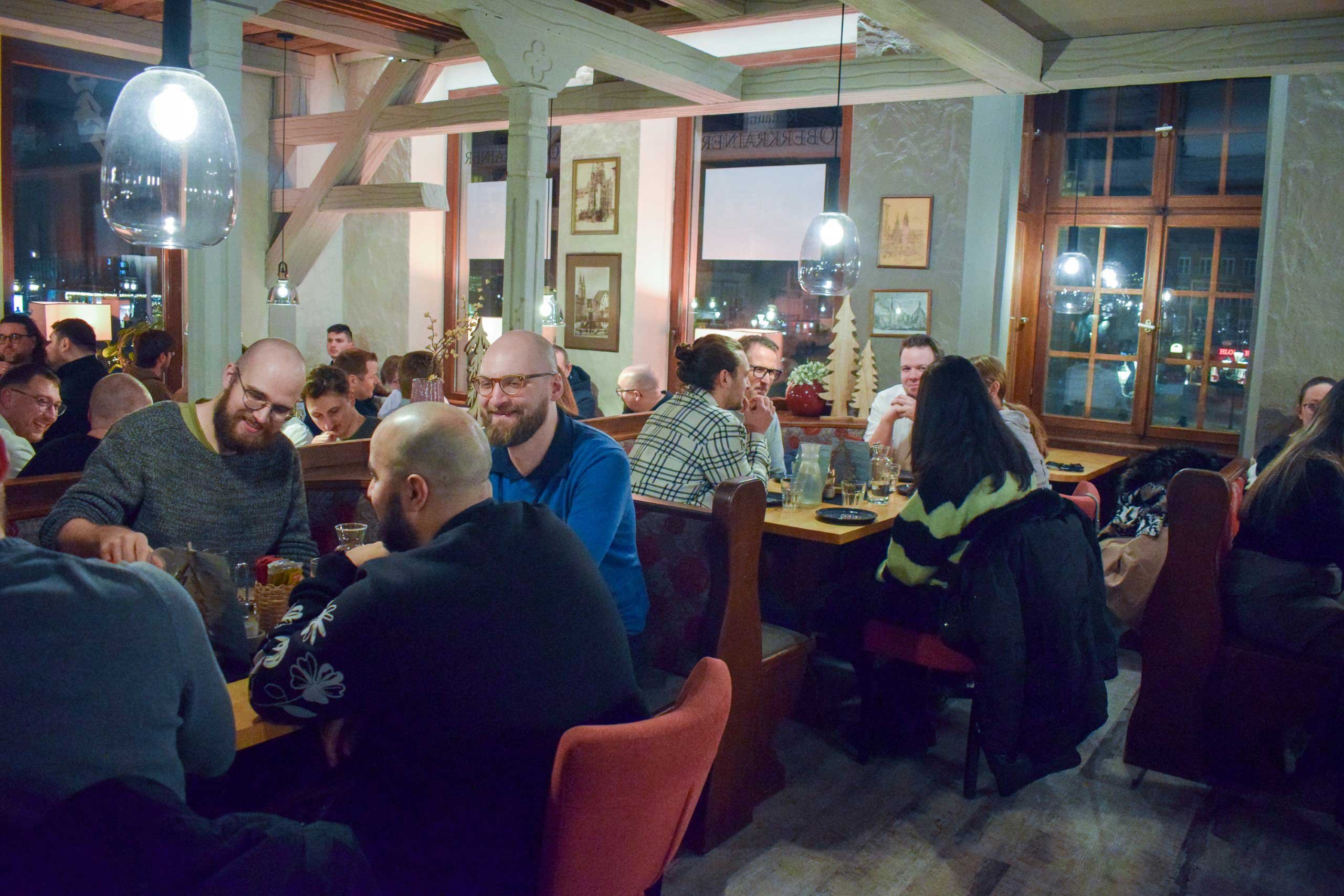 Abendessen Welcome Days in Nürnberg