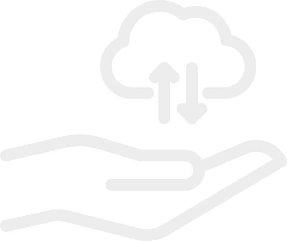 Cloud Support ACP Azurance - Icon Hand und Cloud