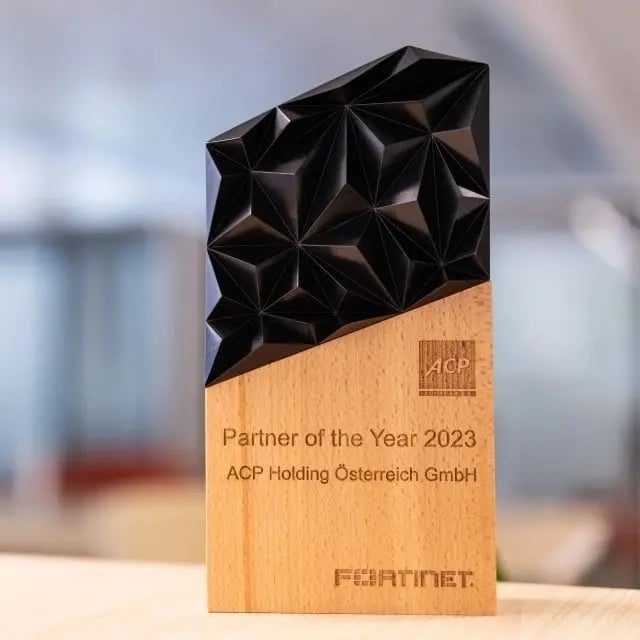 Fortinet Partner of the year Auszeichnung