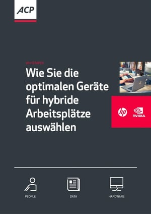 Deckblatt | Whitepaper | Wie Sie die optimalen Geräte für hybride Arbeitsplätze auswählen