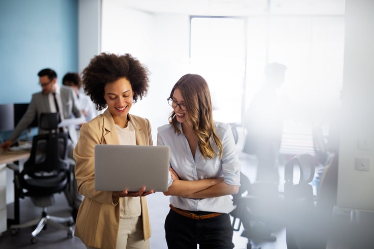 women with laptop 