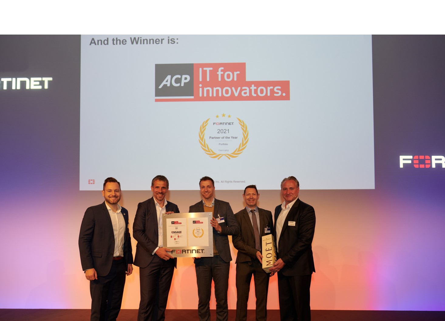 Portfolio Partner of the Year 2021 – Fortinet zeichnet ACP aus