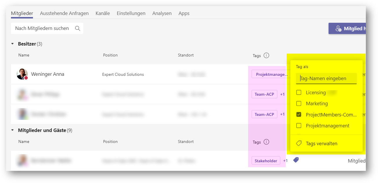 Effizient kommunizieren mit Custom Tags